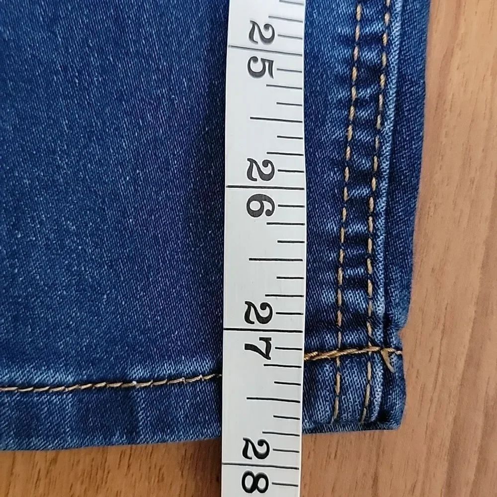 Red Bottoms Juniors blue denim skinny ankle jeans Size 11 - Picture 16 of 16